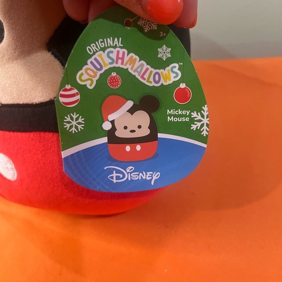 ⚡️⚡️⚡️⚡️⚡️Squishmallows Red and Black Stuffed Christmas  Mickey Mouse Plush - Picture 4 of 15
